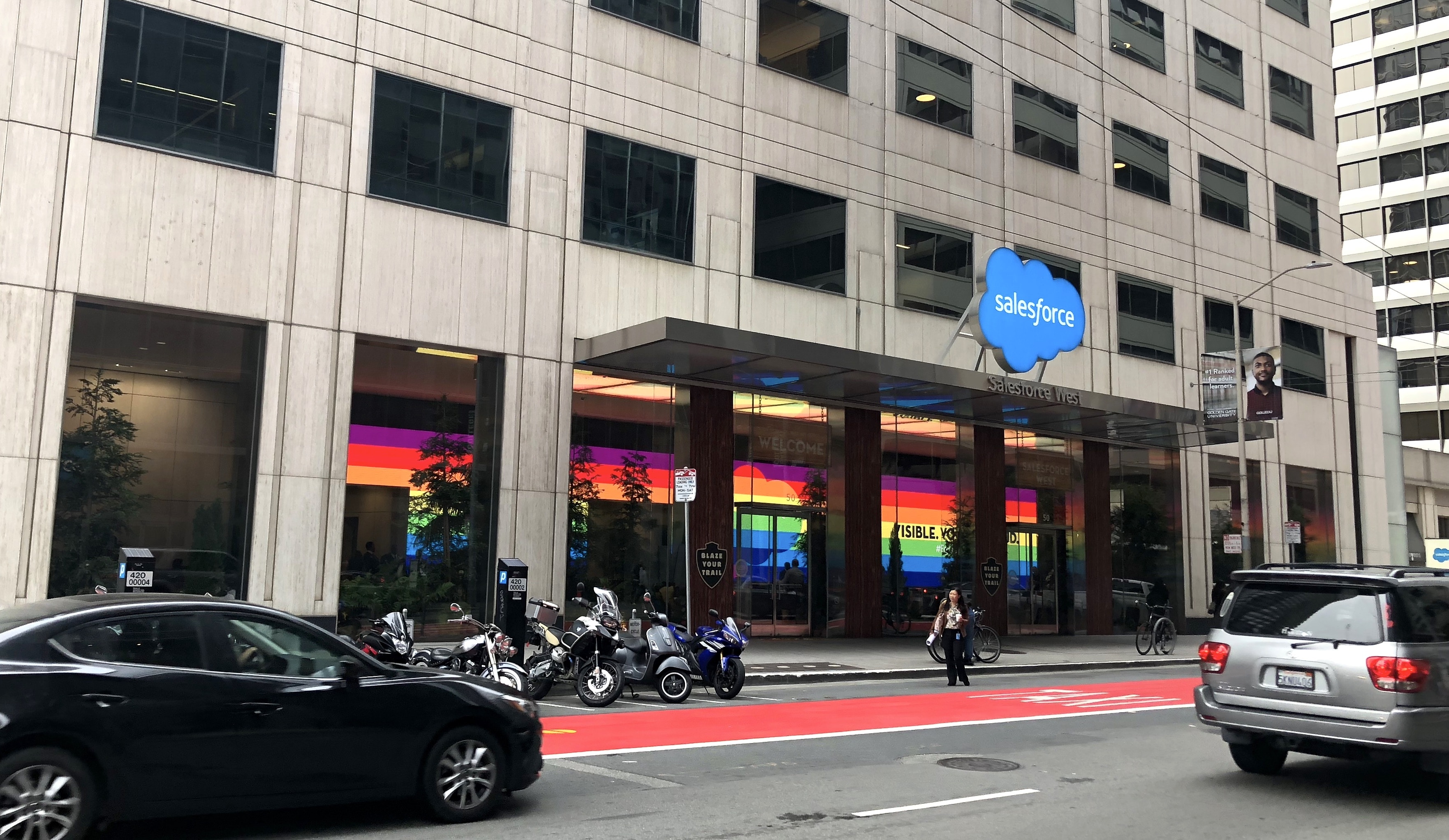 Salesforce building outside