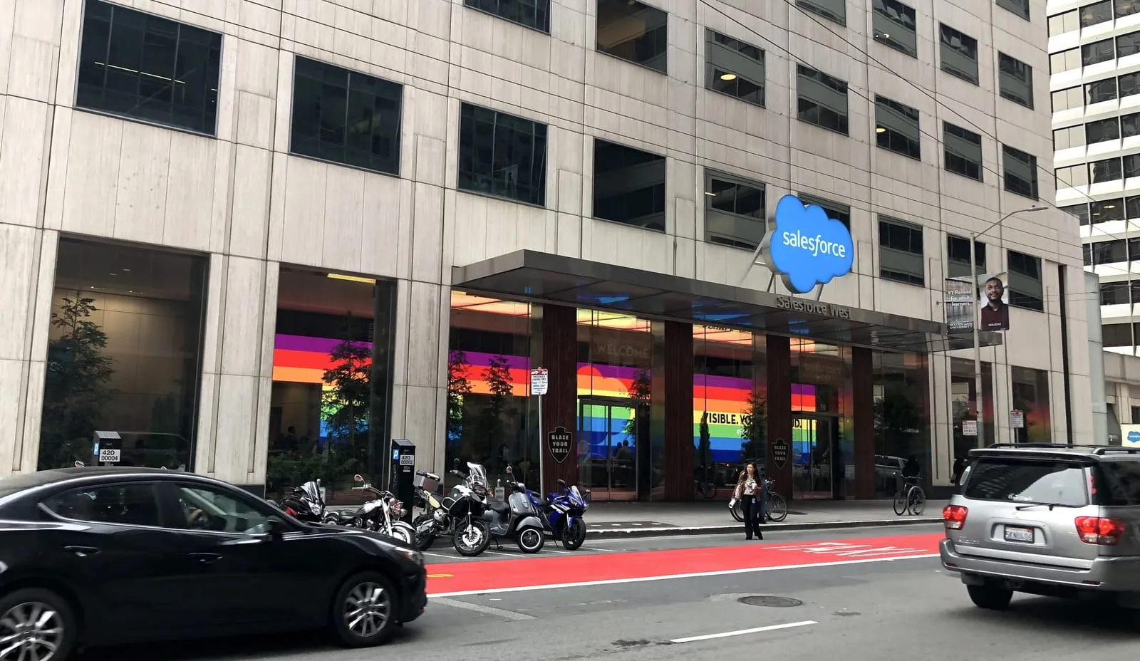 Salesforce building outside