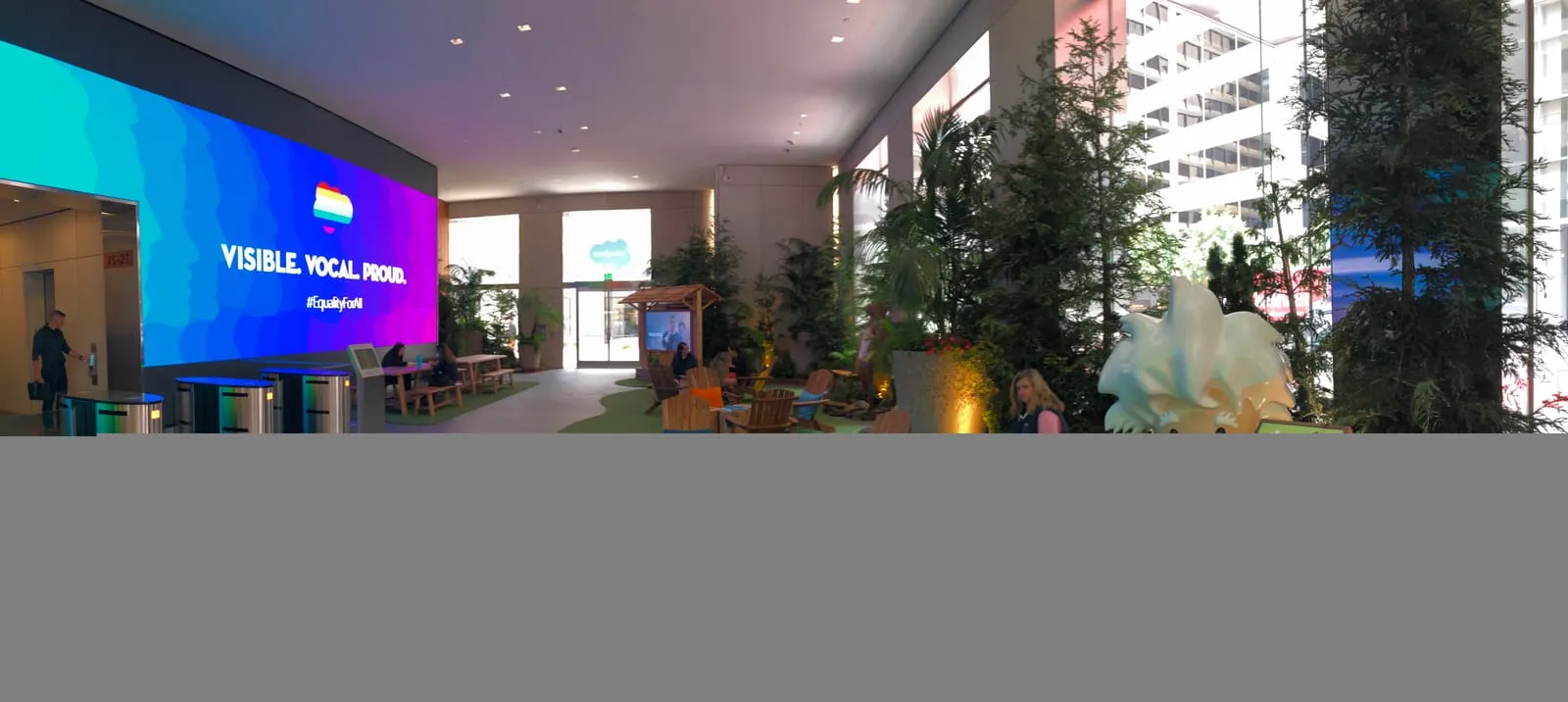 Salesforce reception first floor