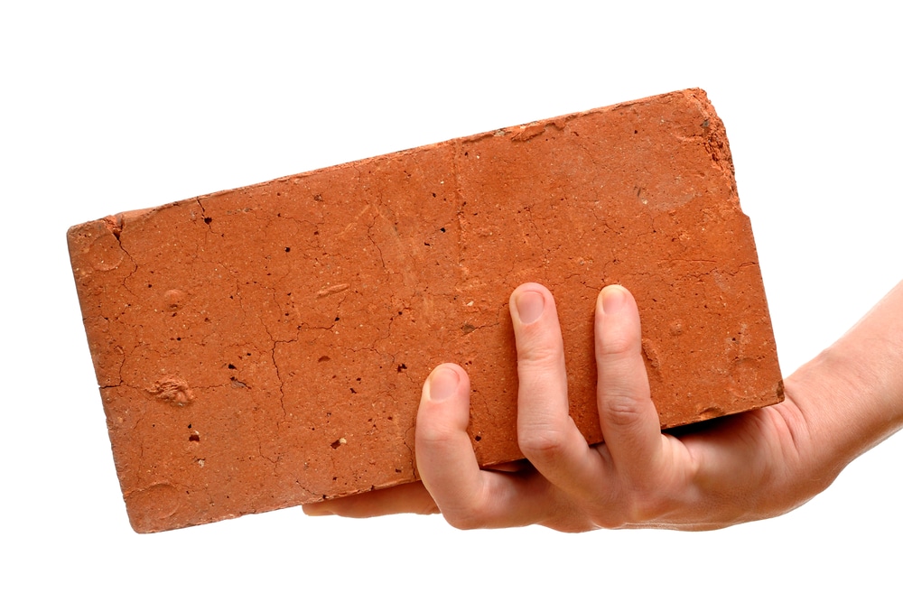 This man is sending bricks to Donald J. Trump while making him pay for it!