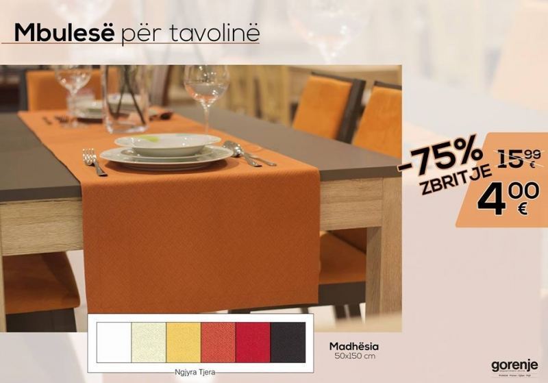Mbulesë tavoline