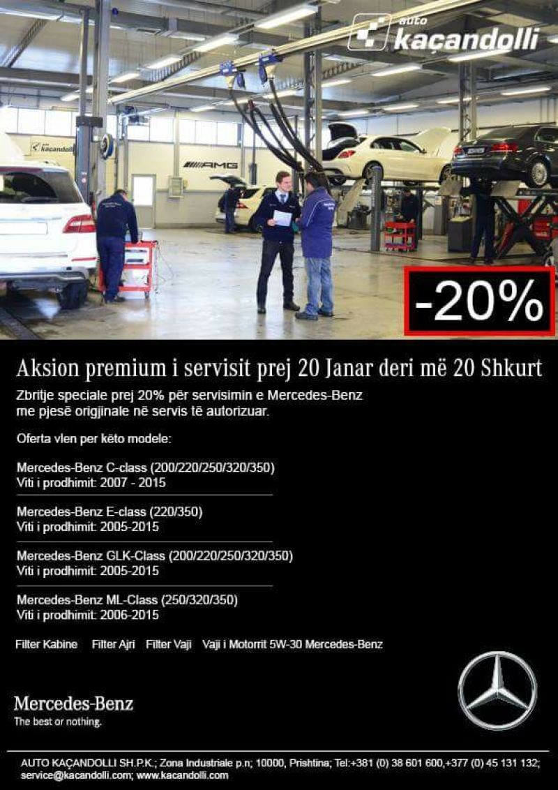 Zbritje në servisimin e veturës